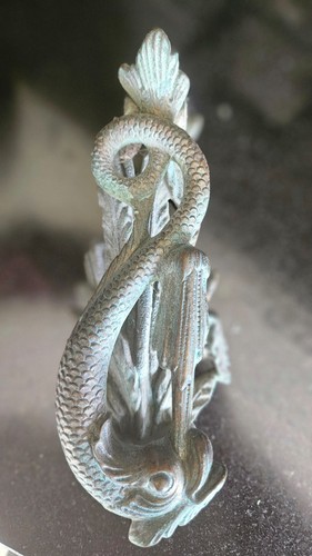 French bronze door knocker - bronze,