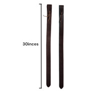 Set Of 2 Leather Rear Saddle