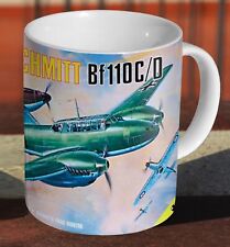 Airfix Messerschmitt 1100 Box Art - Ceramic Tea / Coffee - Mug Cup