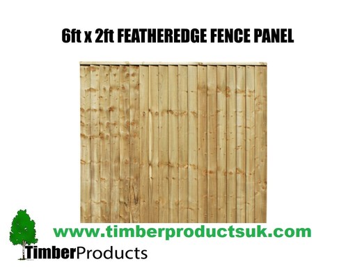 Featheredge panels - 6, x