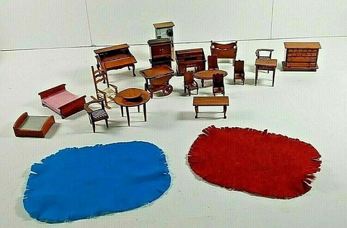 Vintage dollhouse furniture - vintage,