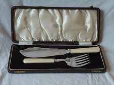 Vintage Silver Fish Serving