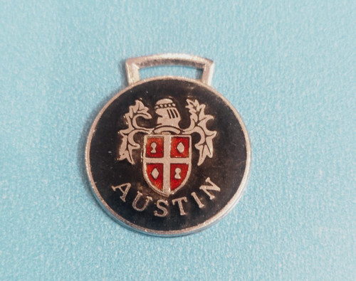 Vintage enamel austin car - vintage,