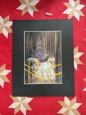 FRANCIS BACON ,   ART PRINT retro VINTAGE 1960s. HIGH QUALITY, Mounted