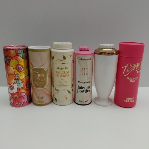 Full vintage talcum powder - 6, x
