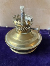 Vintage Miniature  Brass Oil