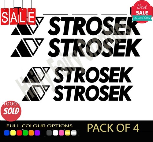 Strosek vinyl sticker decal - 4x,