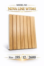 WPC Oak Wood Effect Wall Panel