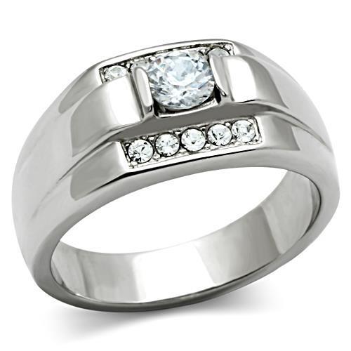 Mens signet ring stainless - ring,