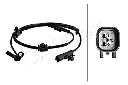Front wheel speed sensor hella - wheel,