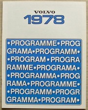 VOLVO 66 343 244 245 264 265 Sales Brochure For 1978 #RSP/PV 5336-78/2