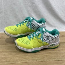 Prince Warrior Tennis Pickleball Shoes Lime Yellow/Teal Women’s Size 8.5