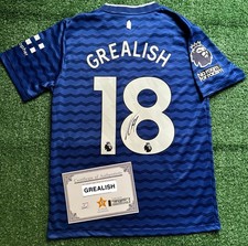 Jack Grealish Hand Signed Everton 25/26 Home Shirt with EXACT VIDEO PROOG & COA
