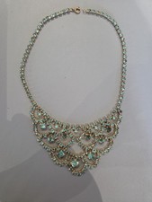 GORGEOUS VINTAGE BLUE DIAMANTE