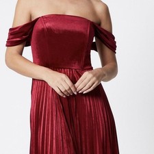 Coast Velvet Bardot Drape