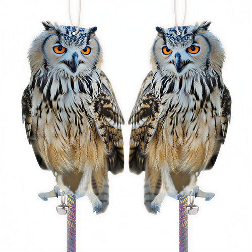 2pcs fake owls scare - fake, to