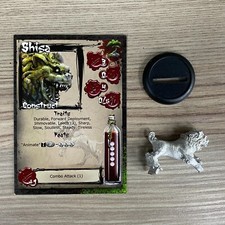 BUSHIDO THE GAME SHISA CONSTRUCT TEMPLE DOG METAL MINIATURE SAMURAI MODEL HOUND