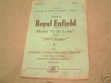 Royal Enfield Model G Parts
