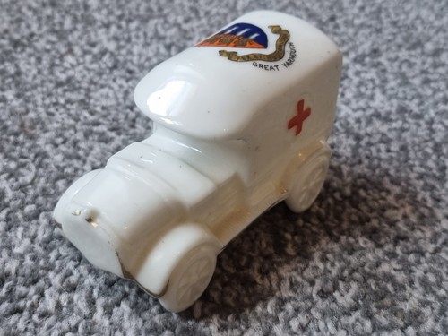Ww1 ambulance crested china - ww1,
