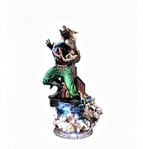 Werewolf statue - werewolf,