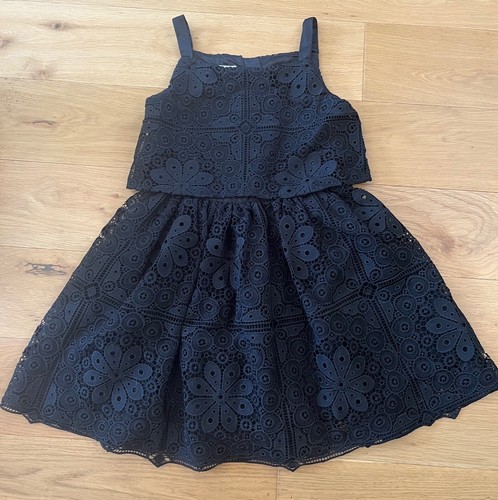 Girl black party dress - party,
