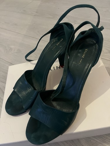 Celine green shoes real - shoes,