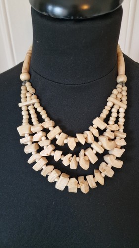 Vintage carved cow bone - vintage,