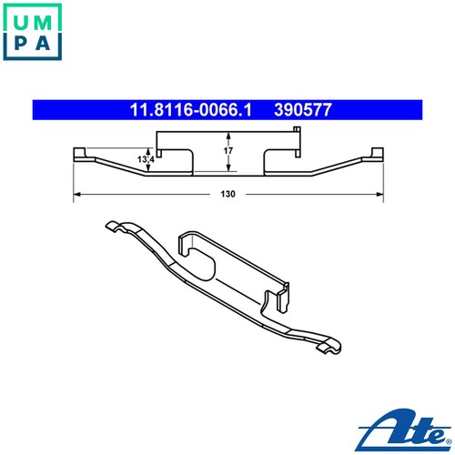 Spring brake caliper - spring,
