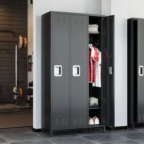 Metal locker with doors - 3,