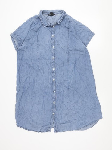Maternity blue chambray - h&m,