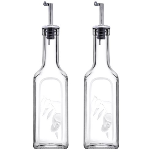 Glass oil vinegar - 2-pc,