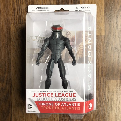 Black manta action figure - manta, dc