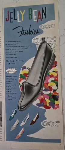 1958 women feathery friskies - 1958,