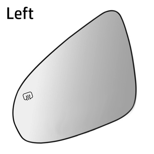 Left side mirror glass - side, heated