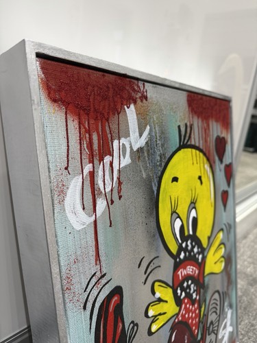 Street pop art bird - pop, painting
