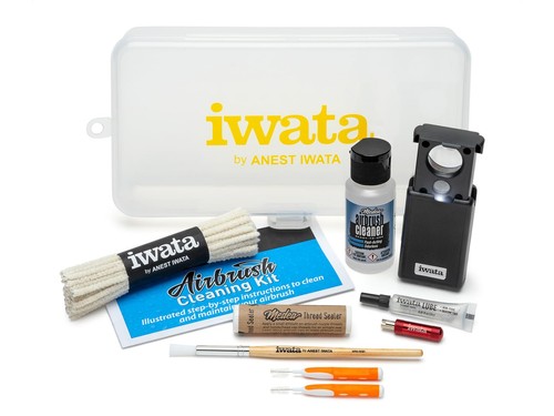 Iwata 100 airbrush cleaning - airbrush,