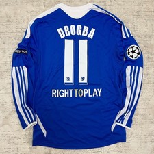 ***Didier Drogba 11 Shirt Chelsea FC 2011/2012 Champions League Final Jersey