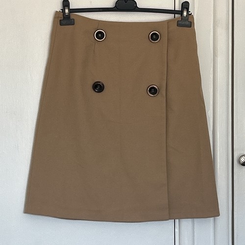 Wallis beige wrap style skirt - wrap,