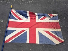 Vintage WW2 Era British Union Jack Flag. VE Day