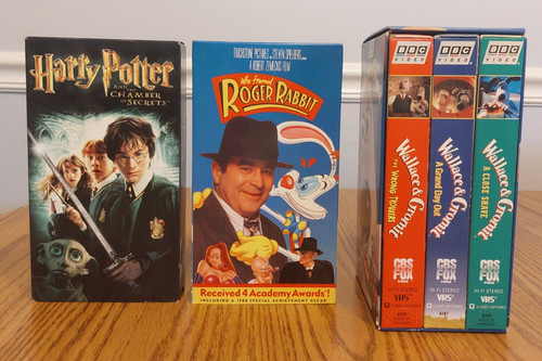 Lot vhs wallace gromit - vhs, &