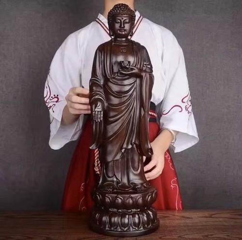 Rosewood standing buddha - standing,