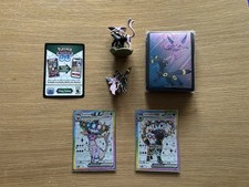 Pokemon Prismatic Evolutions Premium Figure Collection Promos & Accessories ONLY