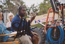 12 YEARS A SLAVE: STEVE McQUEEN SIGNED 6x4 ACTION PHOTO+COA