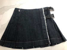 Rare Vintage BURBERRY Denim Kilt Circa 2000/2001