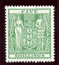 New Zealand 1931 KGV Fiscal 5s