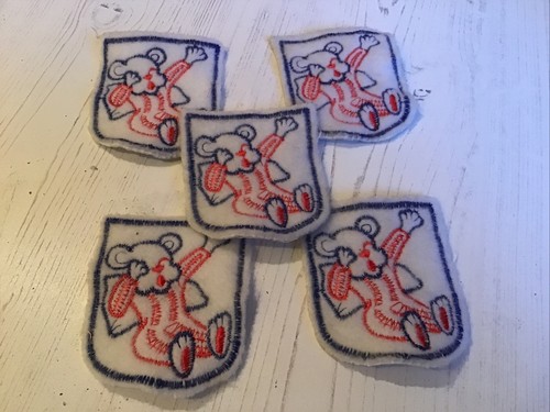 Sleepy teddy bear patches - bear,