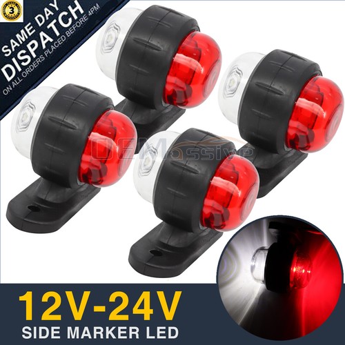 Red white marker - white, led