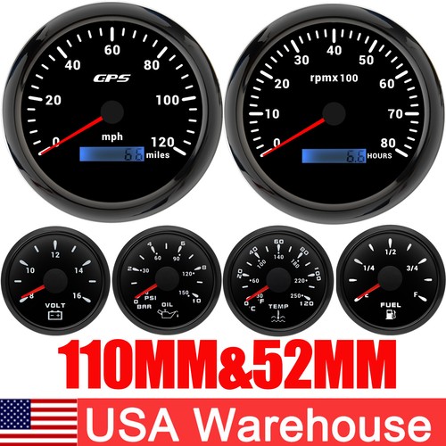110mm gps speedometer - speedometer, 120mph