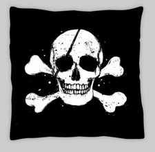  Sugar Skull Tattoo  Pillow Cushion Cover steampunk pirate jolly roger