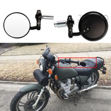 7/8" Motorcycle Round Rear View Handle Bar Mirror For Yamaha YZF R1 R6 Road Star